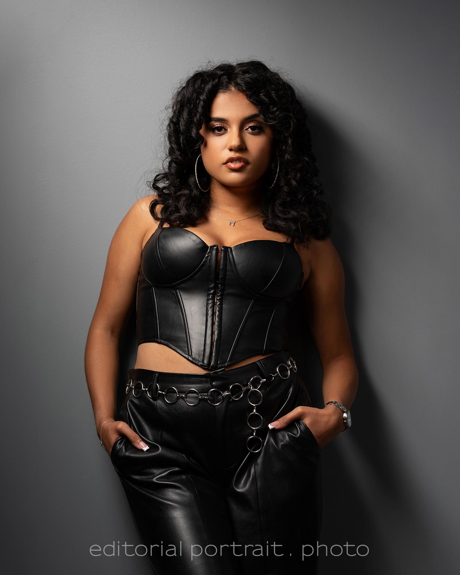 dramatic promotional portrait photographer NJ studio